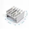 Venda Direta de Fábrica Dissipador de Calor de Chip To220 Alumínio Placa-Mã Mos Fonte de Alimentação Bloco Térmico Refrigerador de Semicondutor