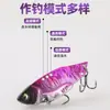 Isca Artificial Grande Waib Vib Ultra-Fina Placa de Metal no Dorso Pesca de Longa Distância para Robalo e Peixe-Sol Isca Vib Isca Artificial