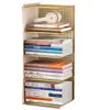 Suporte para Livros Clipe para Livro de Estudante Aparador de Livros Arte em Ferro Divisor Armazenamento de Livros para Mesa Rack Organizador de Mesa para Estudante Livro Didático Prova