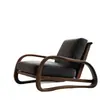 Nueva Silla Sofá de Nogal Negro Estilo Chino, Área de Ocio Inspirada en Zen, Sala de Reuniones y Recepción, Madera Maciza, Sillón Perezoso para Sala de Estar