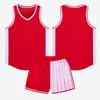 Nuevo Conjunto de Uniforme de Baloncesto de Verano Personalizable para Estudiantes, Chaleco de Corte Holgado, Imprimible, Secado Rápido, Camiseta Transpirable, Compra al por Mayor