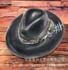 Tendencia de personalidad de la moda europea y americana transfronteriza sombrero de fieltro diseño original sombrero fedora temperamento británico sombrero de lana outlet de fábrica