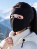 Máscara de Ciclismo de Inverno à Prova de Vento Pode Usar Óculos Antiembaçante Rosto Inteiro Proteção Contra Frio com Capacete Unissex Quente Proteção Contra Frio