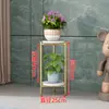 Soporte de Flores de Hierro Forjado Estilo Lujo Ligero Estante de Almacenamiento de Piso para Sala de Estar Balcón Maceta de Rábano Verde Estante de Exhibición de Plantas para Interiores Nuevo Modelo