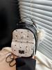 Mochila Feminina de Cor Contrastante Nicho 2025 Nova Tendência Exquisita Mini Versátil Mochila de Corrente Super Popular Pequena Bolsa Escolar