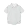 Camisa Polo Manga Curta com Gola Masculina Marca Moderna Verão Camiseta Casual Solta Moda 2026 Camiseta Versátil Top de Casal