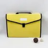 Nueva bolsa de archivo acordeón portátil de gran capacidad con 13 compartimentos de FC para guardar certificados de estudiante, exámenes y documentos