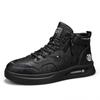 Sapatos Masculinos Novos de Solado Grosso Outono Resistentes ao Desgaste Tênis Esportivos Jovens Estudantes Cano Alto Aumento Casual para o Dia a Dia Sapatos Masculinos