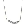 Acero de Titanio 7 Piedras Cara Sonriente Collar Moda Femenina Lujo Accesible Collar con Colgante de Diamante Súper Brillante Lujo Accesible Accesorios de Gama Alta