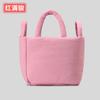 Bolsa Tote de Penas Outono e Inverno Nylon Grande Capacidade Bolsa de Mão Feminina Macia Leve Bolsa de Ombro Transversal Estilo Nó