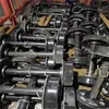 Par de rodas de mina para transporte em mina de carvão par de rodas de mina par de rodas de ferro fundido maciço para venda
