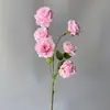 Flores Artificiais, Decorações com Flores Artificiais, Rosas Artificiais, Rosas Pequenas de Seis Cabeças, Entrega Transfronteiriça de Flores Artificiais, Flores Artificiais, Flores Decorativas