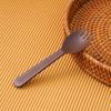 Tenedor desechable grueso para pastel, cuchara de postre, tenedor de fruta, tenedor de helado de plástico esmerilado, embalaje individual