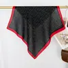 2026 Nuevo Estilo Bufanda Chal Cuello Cuadrado Pequeño 70cm Estampado Letra H Algodón Lino Versátil Elegante y con Estilo Primavera Otoño