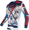 Ropa Fox para descenso ciclista de montaña camiseta hombre manga larga verano cross-country ropa de motocicleta transpirable secado rápido hecho a medida
