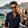 Gafas de Sol Polarizadas Cuadradas para Hombre UV400 Conducción Moda Clásico