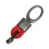 Chaveiro Corda Trançada para Carro Metal Estudante Casal Universal Argola de Chave Corda Trançada Acessórios Pingente