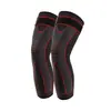 Rodilleras Deportivas Extensibles para Calor, Baloncesto, Correr, Protección contra el Frío, Protección de Rodilla para Hombres y Mujeres, Tejidas para Ciclismo Estilo Largo con Correas, Absorción de Impactos