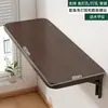 Estante de pared de cocina de madera maciza, mesa apilable, tablero de madera, montado en la pared, no requiere taladro, para sala de estar, estante divisor