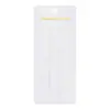 6,5*15cm Cartões de Plástico para Presilhas de Cabelo Impressos com Estampagem a Quente Branca PVC Branco Leitoso Cartão de Joias Venda Direta da Fábrica