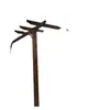 Preço Especial Personalizado Treliça de Madeira para Uvas Anti-Corrosão para Exterior, Gazebo de Madeira Carbonizada para Plantas Trepadeiras de Pátio, Pavilhão de Madeira Maciça para Jardim, Design Simples