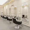 Barbearia Celebridade da Internet Espelho Parede Espelho de Cabeleireiro Lado Único Espelho Iluminado Parede Salão de Cabeleireiro Espelho LED Especial Inteligente