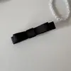 Pasador de Moño Tridimensional, Estilo Nicho, Versátil para el Trayecto Diario, Elegante Negro Estilo Coreano Simple Accesorio para el Cabello de Moño