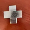 Conectores de Tubo Cuadrado sin Soldadura, Uniones en T para Tubo Cuadrado, Conectores Directos de Acero Cuadrado, Conectores de Esquina de 90 Grados para Tubo Cuadrado Galvanizado