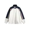 Sudadera cárdigan de manga raglán estilo retro americano para hombre, estilo universitario, bloques de color, cuello alto deportivo, chaqueta con cremallera, chaqueta de béisbol moderna
