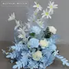 Flores para el camino de la boda flores para la mesa del hotel macetas bolas de flores decoración del escenario de la boda arte floral terminado