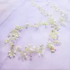 Tiara de pérolas feita à mão para noiva europeia e americana, acessório de cabeça, acessórios para vestido de noiva, tiara, venda quente, 1m, acessórios para noiva