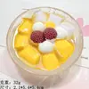 Accesorios de Resina para Comida y Juego, Estilo Celebridad de Internet, Imanes para Refrigerador Hechos a Mano DIY de Polvo de Hielo de Agua Azucarada, Adornos 3D, Decoraciones para el Hogar