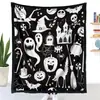 Manta para colorear de Halloween, manta colorida hecha a mano DIY, exclusiva hecha a mano transfronteriza