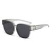 Set de gafas TR90 portátil de un solo lente doble propósito gafas de sol de moda nuevas para exteriores conducción de cerca gafas de sol polarizadas