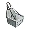 Assento de Carro para Pet Assento Elevatório para Cachorro Transportadora de Viagem para Pet Cesta de Carro para Cachorro Assento de Carro para Pet à Prova d'Água Cinta de Segurança Ajustável Respirável