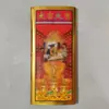 Papel amarillo grande con sello dorado 42.5*31cm, tamaño grande, para ofrecer a los dioses y quemar para pedir bendiciones en costumbres populares