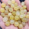 Cuentas de loto de topacio de semilla de hielo, cuentas sueltas de jade, cuentas de cuarzo, jade, loto, pulsera, collar, accesorios, cuentas hechas a mano