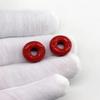 Una variedad de cuentas de nube de cinabrio de arena roja, joyería de estilo étnico para hacer tú mismo, pulsera, collar, llavero, accesorios de nube de cinabrio auspiciosos
