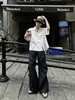 Camisa Juvenil de Manga Corta Hueca Estilo Coreano para Hombre, Fresca y Elegante de Verano, Chaqueta de Media Manga de Alta Gama para Pareja Juvenil