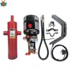 Triciclo eléctrico a gasolina con sistema de volquete hidráulico, batería de 12V/48V/60V/72V y volcado automático controlado por botón