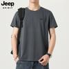Camiseta Masculina de Manga Curta Jeep Spirit 2025 Nova Verão Marca Moderna Simples Gola Redonda Masculina Top Interno