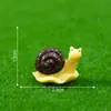 Paisagem Micro Musgo Suculenta Paisagem Decoração 3 Cores Pequeno Caracol Artesanato de Resina DIY Acessórios de Decoração Pequenos Enfeites