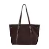Bolso Tote de Moda Sencillo para el Trabajo Mujer 2026 Otoño Nuevo Estilo Tendencia Gran Capacidad Versátil Moda Bolso de Hombro Único