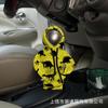 Cubierta decorativa para palanca de cambios de coche transfronteriza, suéter pequeño decorativo, creativa con estampado de dinosaurio, mini sudadera con capucha, cubierta para freno de mano