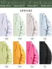 Chaqueta Azul de Concha Dura Estilo Luo Tuo, Chaqueta de Montañismo para Exteriores a Prueba de Viento e Impermeable para Mujer Tres en Uno, Hecha a Medida para Hombre