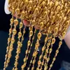 Corrente DIY Aço Inoxidável Pingente de Coração Formato de Gota Pulseira Colar Acessórios de Joias Moderno e Versátil Diário