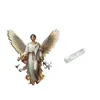 Pin de la Virgen María de Doble Ala de Acrílico Nuevo Transfronterizo Colgante Plano para Ropa Colgante de Decoración para el Hogar
