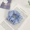 Scrunchie Fofo Estilo JK Acadêmico Coreano, Elástico de Cabelo para Meninas, Acessório de Cabelo