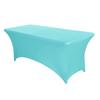 Comercio Exterior Transfronterizo 4FT6FT Cubremesa Elástico Actividades de Boda al Aire Libre Mantel Elástico Rectangular Cubremesa Blanco y Negro