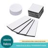Adesivos de velcro dupla face com cortes em formato de fatias, masculino e feminino, preto e branco, quadrado, redondo, velcro